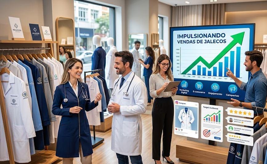 Como o Marketing Pode Impulsionar as Vendas no Mercado de Jalecos